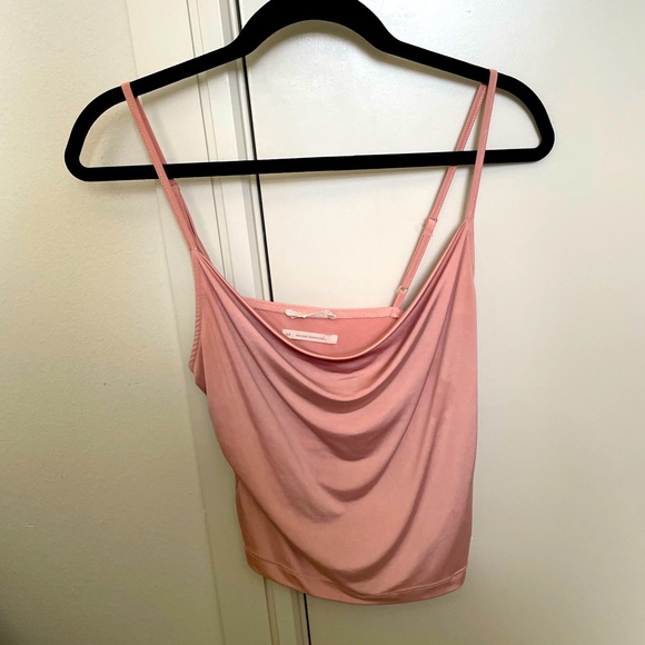 Urban Outfitters Pink Cowl-Neck Crop Top - Picture 2 of 4